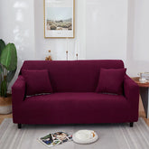 Jersey Sofa Cover - Maroon