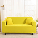 Jersey Sofa Cover - Yellow
