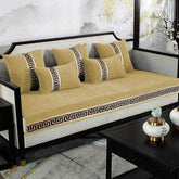 Velvet Sofa Covers Splendid with Cushion Covers Golden