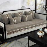 Velvet Sofa Covers Splendid with Cushion Covers Mouse Brown