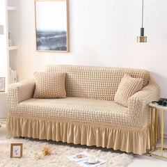 Turkish Style Bubble Sofa Cover – Beige